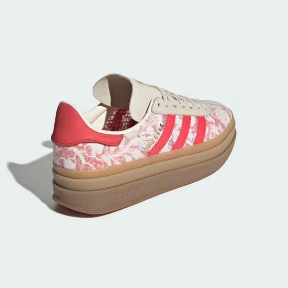 Adidas Gazelle Bold W Liberty London Better Scarlet Women's Size 6 JR8885 NEW - Picture 3 of 7
